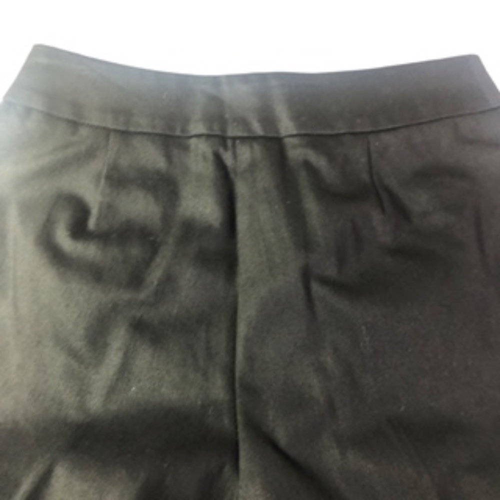 NWT Tribella Front Zip Straight Leg Buttonhole Front Pockets Black Pants Size 6 - Picture 6 of 8